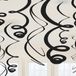 Amscan by Riethmuller - Riethmüller - 12 Swirls zwart 55 cm