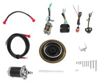 StarTech Elektrostartkit voor buitenboordmotor - Geschikt voor 15 pk 4-takt motor - Complete ombouwset - Inclusief startmotor en vliegwiel - Ontstekingsspoel en relais - Gleichrichter - Schakelaar en kabels