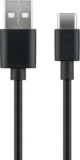 MicroConnect USB3.1CCHAR1B - USB-kabel - 1 m - Zwart