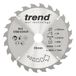 Trend Hout Cirkelzaagblad, 230Mm Diameter, 30Mm Asgat, 24 Tanden, 2.5Mm Snede, +15° Haak, Hardmetalen Punt (Tct), Grove Afwerking, Csb/23024