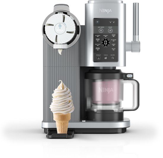 Ninja CREAMi SPIN Schepijs en Softijsmachine - NC701BU - Grijs