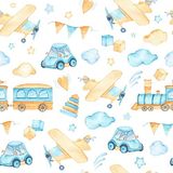 Homemania Baby Dream 4 Bedrukt tapijt voor kinderen, decoratie voor huis, antislip, voor woonkamer, slaapkamer, meerkleurig, van polyester, katoen, 100 x 150 cm