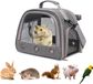 Merkloos Opvouwbare reistas voor kleine huisdieren, 35 x 25 x 23 cm, met ademend gaasvenster