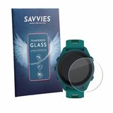 Savvies Glas Screenprotector voor Garmin Forerunner 170 Music - Gehard Beschermglas 9H
