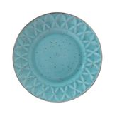 6 Dalia 6 fruitborden lichtblauw 22,5 cm