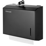 Wandmontage Commerciële Papieren Handdoekdispensers, 10.4\" L x 3.3\" D x 8.3\" H, Roestvrij Staal C-Fold Multifold Hand Papier Tissue Houder met Slot