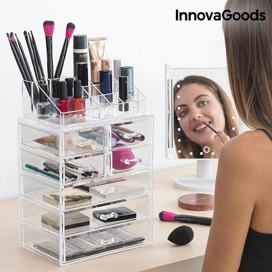 Innovagoods Make-up Organizer Biyo - Acryl - 7 Lades - Transparant