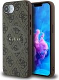 Guess Charm Back Cover Geschikt voor Samsung Galaxy A36 - Bruin