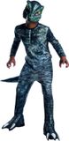 Rubies Jurassic World Velociraptor Dinosaurus Kind Kostuum Blauw/Grijs Maat 128
