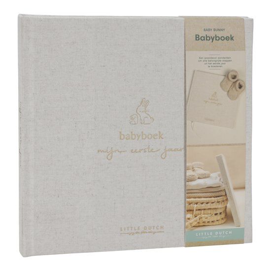 Little Dutch Babyboek 'Mijn Eerste Jaar' Baby Bunny - Hardcover - Nederlands