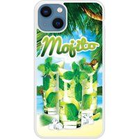 Mojito Plage Bedrukt siliconen hoesje compatibel met iPhone 13