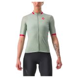 Castelli Maillot Pezzi Vert Defender Femme, Taille XS