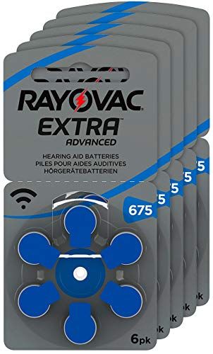 Rayovac Batterij voor gehoorapparaat 675 - 5 x 6 stuks