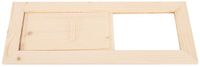 Sans marque Grille de ventilation rectangulaire en bois