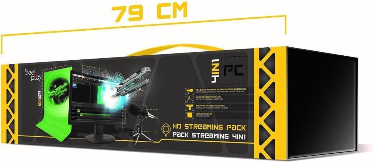Steel-Play Pro HD Streamers Pack 4 in 1