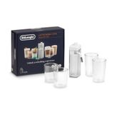 De'Longhi LatteCrema Cool Upgrade Set - Melkkaraf voor koude koffierecepten - Incl. 4 Thermische Glazen & Receptenboek - DLSC032