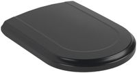 Villeroy & Boch 8809S6R7 Hommage wc-bril, puur zwart, mat, compact, D-vorm, softclose
