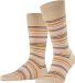 FALKE Microblock gedessineerd katoen sokken heren beige - maat 45-46