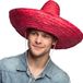Boland Sombrero Puebla Rood 49 cm Volwassenen Unisex