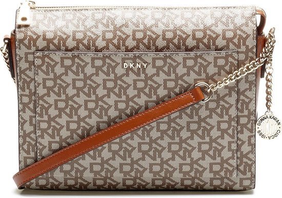 DKNY Chain Chino Caramel Crossbody - bruin