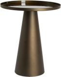 Light & Living Bijzettafel Jay Ø46x46 cm Bruin/Brons