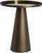 Light & Living Bijzettafel Jay Ø46x46 cm Bruin/Brons