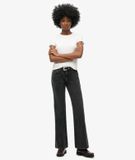 Superdry Slimfit jeans met middelhoge taille en wijduitlopende pijpen - Dames - Jeans