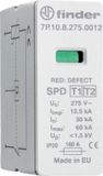 Finder 7P.10.8.275.0012 Insteekbare overspanningsafleider Overspanningsbeveiliging voor: Verdeelkast 20 kA 1 stuk(s)
