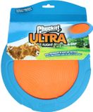 Chuckit! Ultra Flight Hondenspeeltje - Apporteerspeelgoed - Rubber - Ø23 cm - Oranje/Blauw