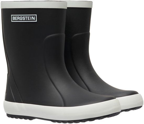 Bergstein Classic Unisex Junior Regenlaarzen - Zwart