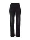 Levi's 723 High Rise Straight Black Denim Jeans