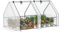 Outsunny Mini Kas - PE - 180x90x90cm - Wit