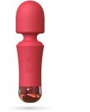 Crushious Sexy Wanda - Mini rechargeable wand massager - Terracotta - Rouge