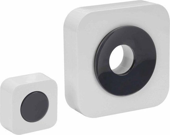 Velleman Perel Draadloze deurbel set - Wit - 36 melodieën - 300 m bereik