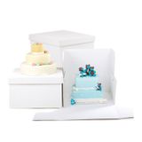 Decora 0339152 Gebakstolp Vierkant Wit