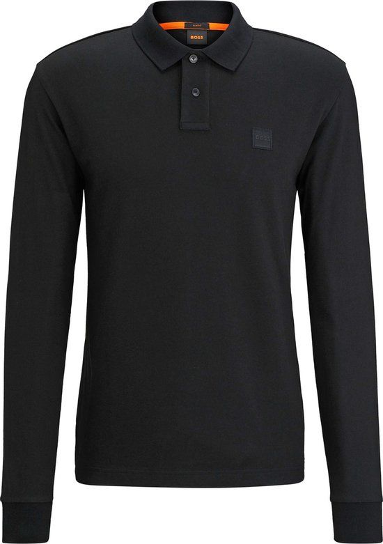 BOSS Passerby Polo - Zwart - Slim-fit - Heren Poloshirt - Maat M