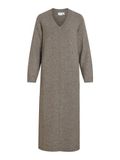 VILA VILIGA L/S V-NECK MIDI KNIT DRESS - NOOS - Dames - Mini jurken - XS - Polyester/Elastaan - Kuithoogte - Herfst/Winter - Jurk - Volwassenen - Falcon
