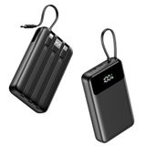 A ADDTOP 20.000 mAh Powerbank met 4 Geïntegreerde Kabels