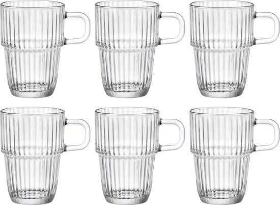 Bormioli Rocco Barshine Latte Macchiato Glazen - 315 ml - 6 Stuks