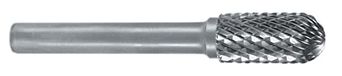 Ruko 116024 - hardmetalen frees vorm C - WRC halfbolvormig, 16 x 65 mm