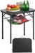 VEVOR Opvouwbare Tafel Draagbare Picknicktafel Buffettafel MDF 60cm Zwart