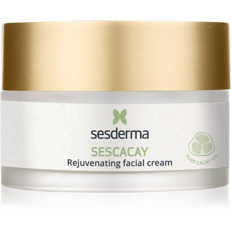 Sesderma SESCACAY Verjongende gezichtscrème met cacay-olie & HPR 50 ml - anti-aging verzorging voor droge en gemengde huid, tegen rimpels, verstevigend, kalmerend, met peptiden en EGF