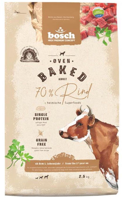 Bosch Dog HPC Ovengebakken Rundvlees - 2,5kg