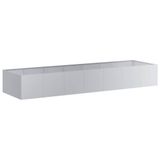 VidaXL Plantenbak 280x80x40 cm gegalvaniseerd staal