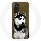 Maniacase Hoesje voor Xiaomi Redmi Note 11S 4G Siberische Husky