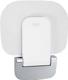 VEVOR Siège de douche pliable, mural, plastique, blanc