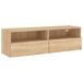 Sonoma Eiken meuble TV mural 100x30x30 cm bois traité