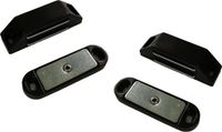 Bellatio Design Magneetsnapper - 8 stuks - 6 x 1,6 cm - Bruin - Metaal