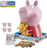Vegaoo Peppa Pig spaarvarken met snoepjes