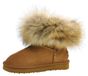 OOG Chaussures femme Bottes hautes doublées Marron Loisir